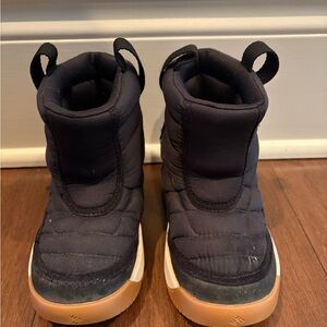 Columbia Kids Black Quilted Winter Boots with Gum Soles